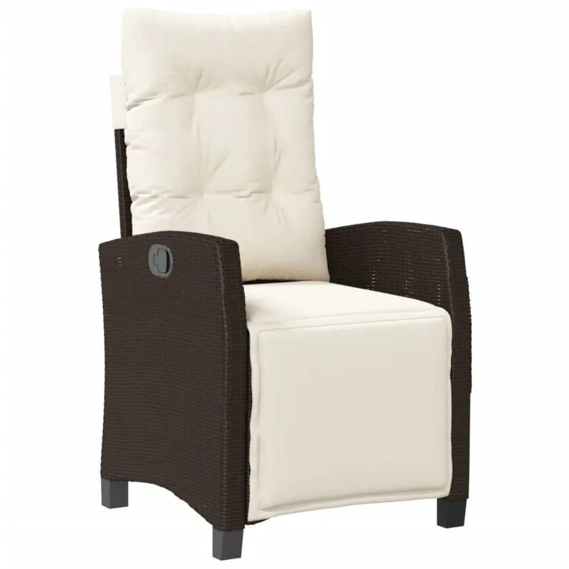 vidaXL Gartensessel mit Fußteil Verstellbar Braun Poly Rattan 365234 vidaXL Gartensessel mit Fußteil Verstellbar Braun Poly Rattan 365234 von VIDAXL