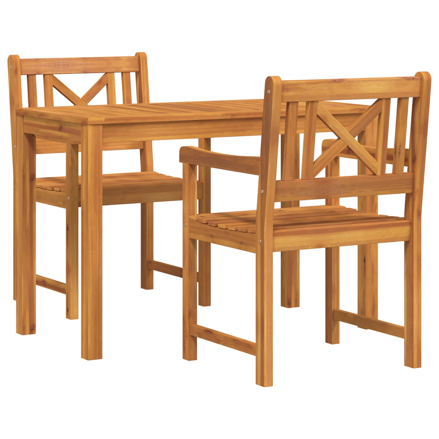 vidaXL Gartenstühle 2 Stk 56x56x90 cm Massivholz Akazie 3375649 vidaXL Gartenstühle 2 Stk 56x56x90 cm Massivholz Akazie 3375649 von VIDAXL