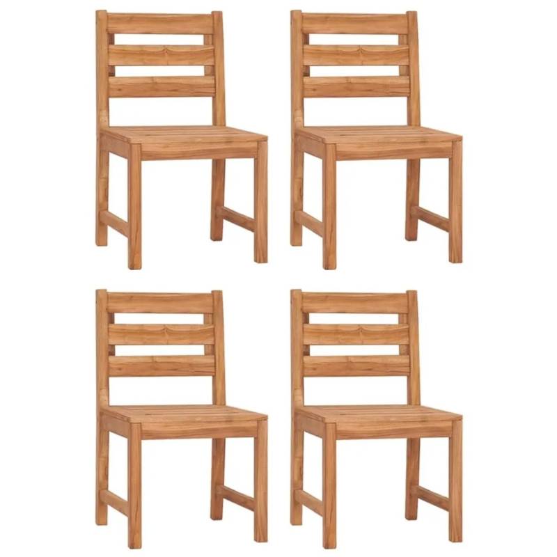 vidaXL Gartenstühle 4 Stk Massivholz Teak 3157174 vidaXL Gartenstühle 4 Stk Massivholz Teak 3157174 von VIDAXL