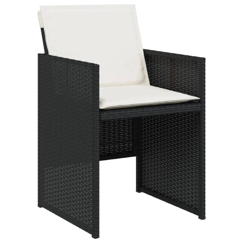 vidaXL Gartenstühle mit Kissen 4 Stk Schwarz Poly Rattan 364932 vidaXL Gartenstühle mit Kissen 4 Stk Schwarz Poly Rattan 364932 von VIDAXL