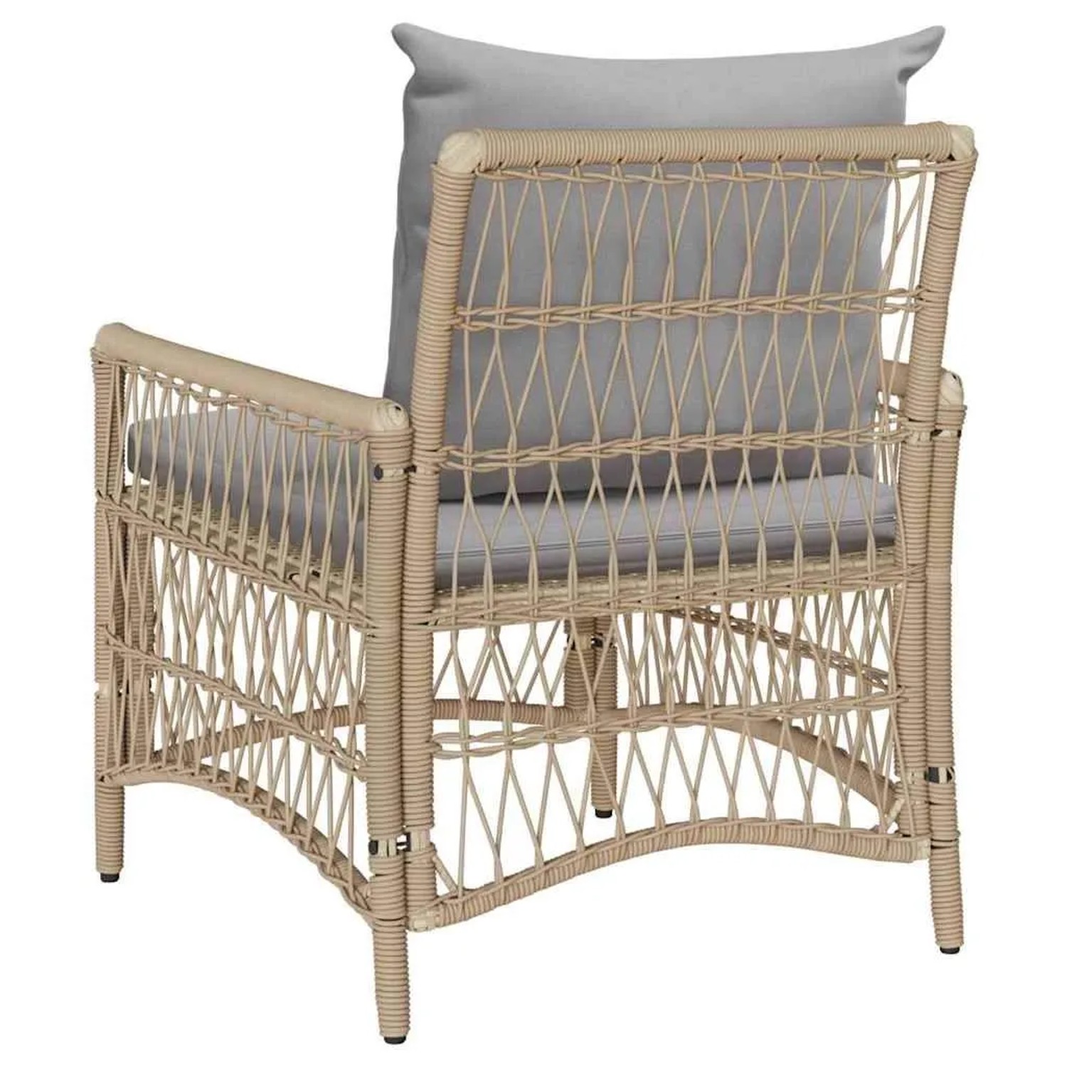 vidaXL Gartenstuhl Beige 60 x 70 x 78 cm Poly-Rattan 42006220 vidaXL Gartenstuhl Beige 60 x 70 x 78 cm Poly-Rattan 42006220 von VIDAXL