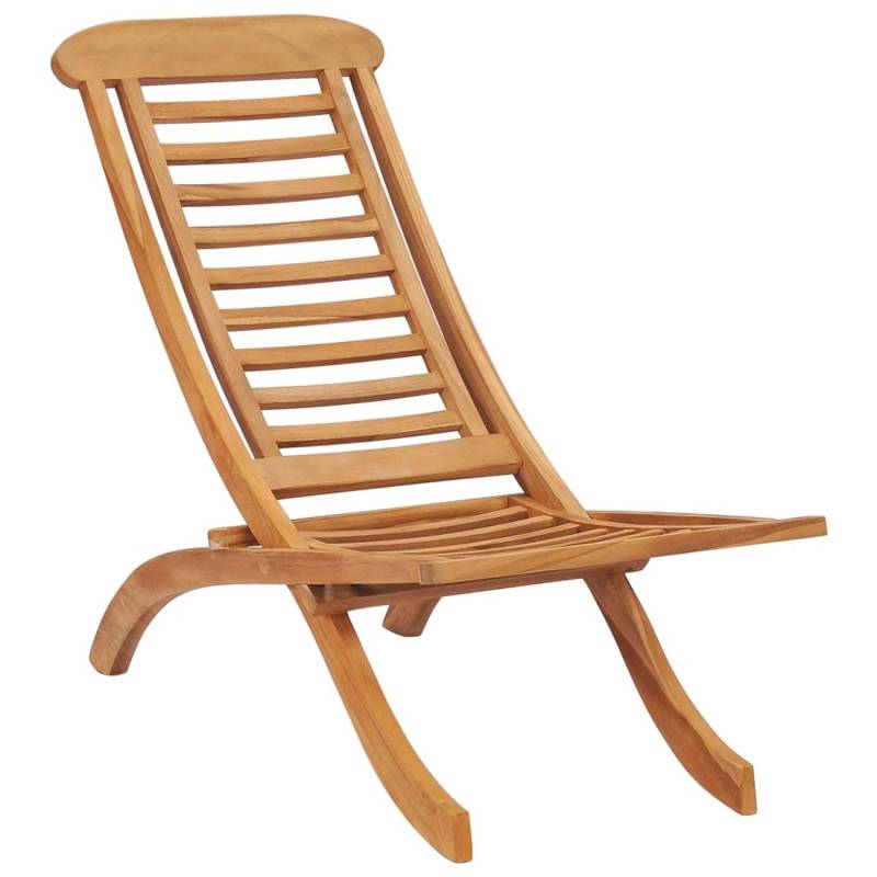 vidaXL Gartenstuhl Klappbar 50x90x69 cm Massivholz Teak von VIDAXL