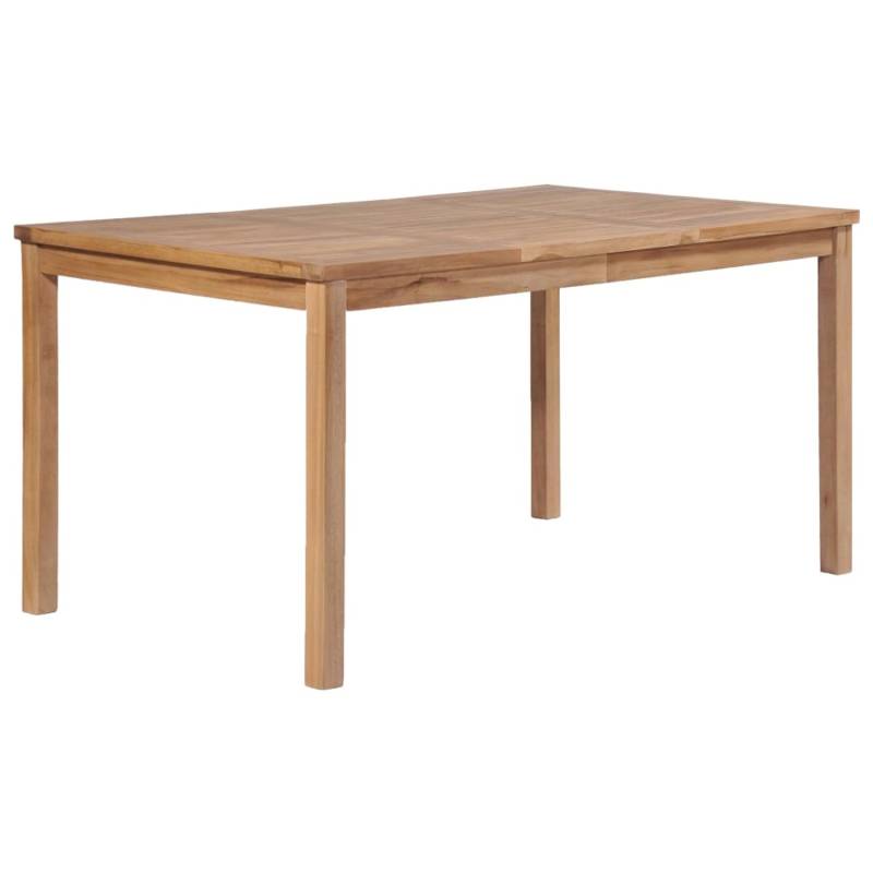 vidaXL Gartentisch 150x90x77 cm Massivholz Teak 44997 von VIDAXL