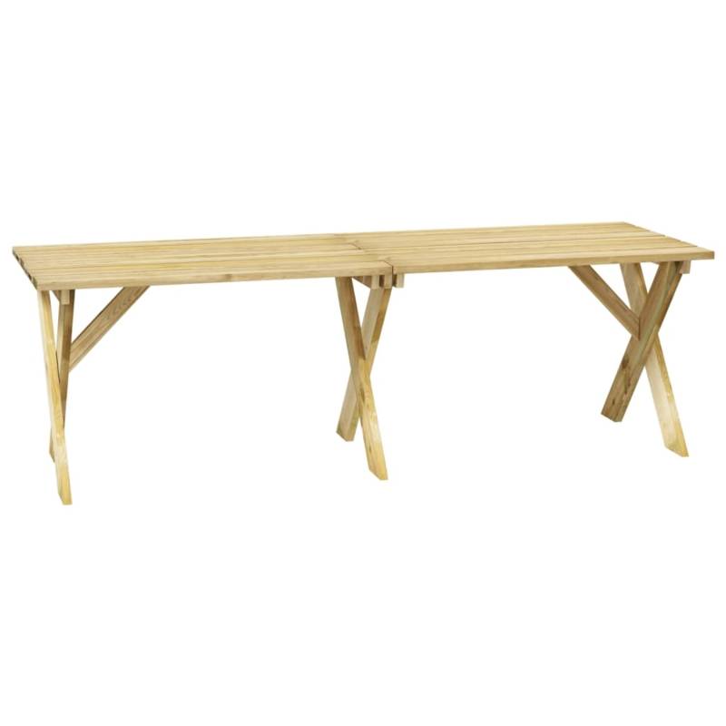vidaXL Gartentisch 220x73x70 cm Kiefernholz Imprägniert 318426 von VIDAXL