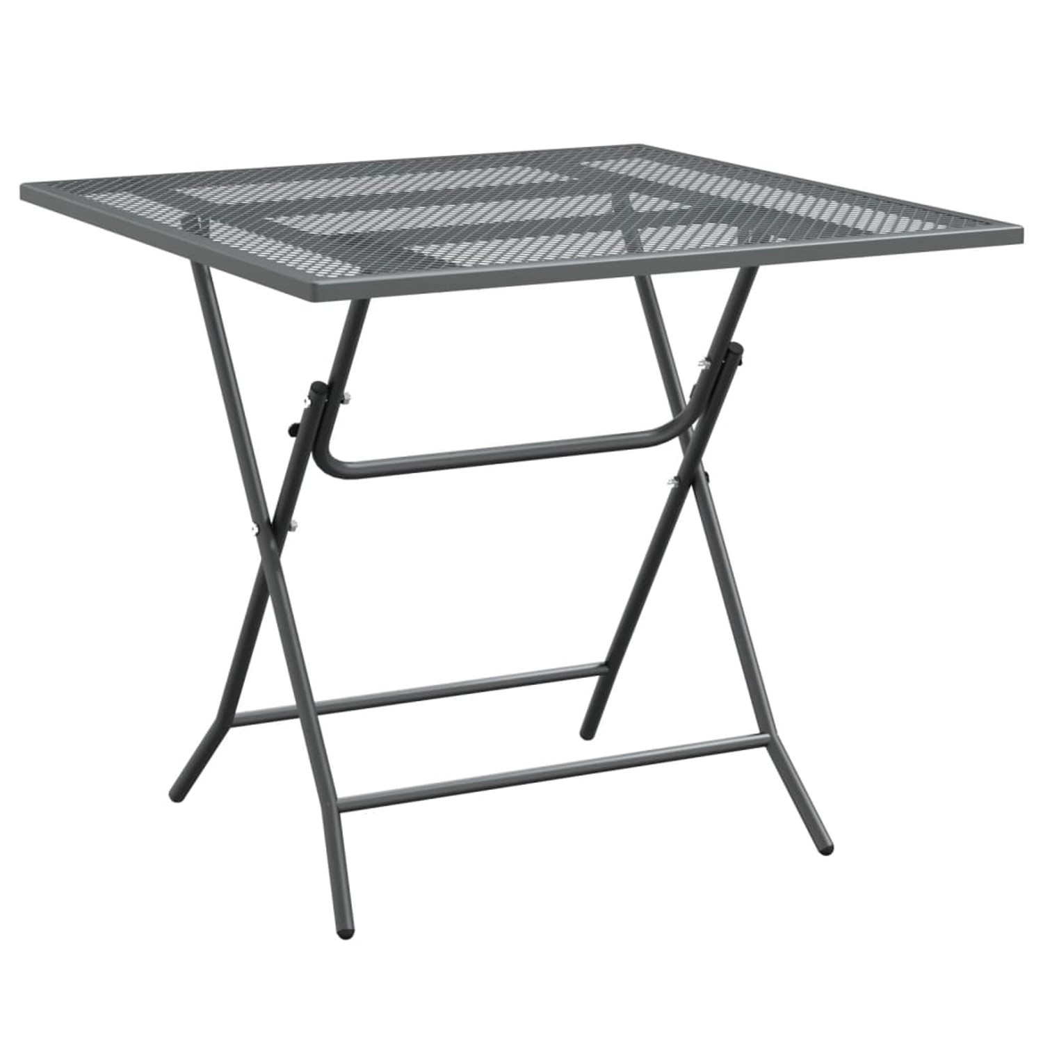 vidaXL Gartentisch 80x80x72 cm Streckmetall Anthrazit 317345 vidaXL Gartentisch 80x80x72 cm Streckmetall Anthrazit 317345 von VIDAXL