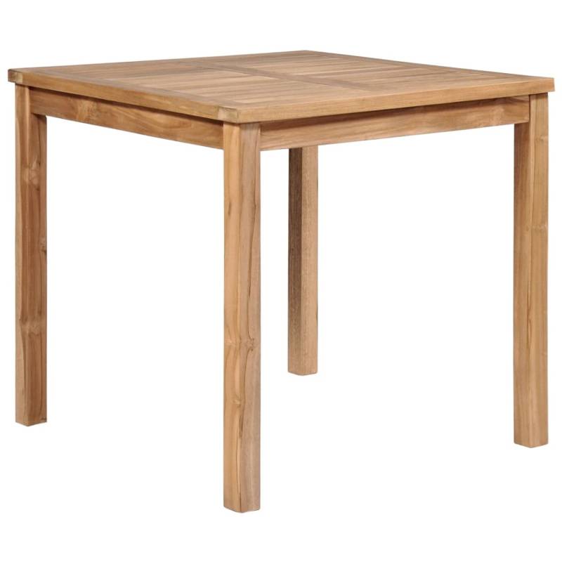 vidaXL Gartentisch 80x80x77 cm Massivholz Teak 44996 von VIDAXL