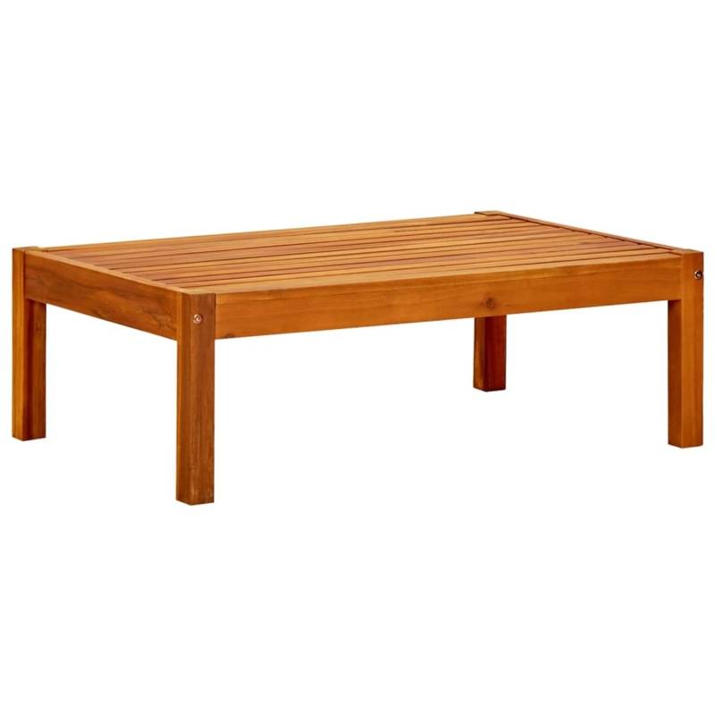 vidaXL Gartentisch 85x57x29 cm Massivholz Akazie 310322 von VIDAXL