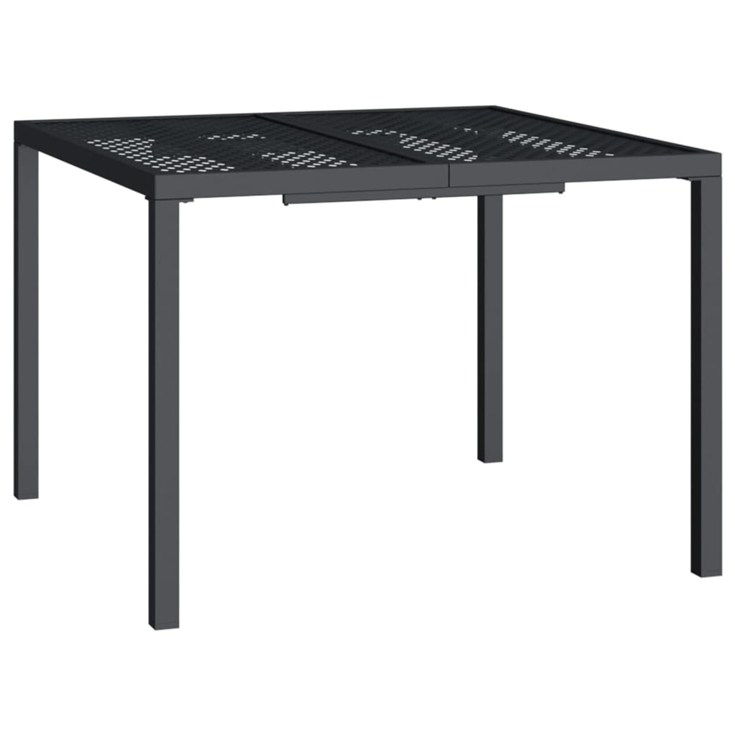 vidaXL Gartentisch Anthrazit 100x100x72 cm Stahl 362744 vidaXL Gartentisch Anthrazit 100x100x72 cm Stahl 362744 von VIDAXL