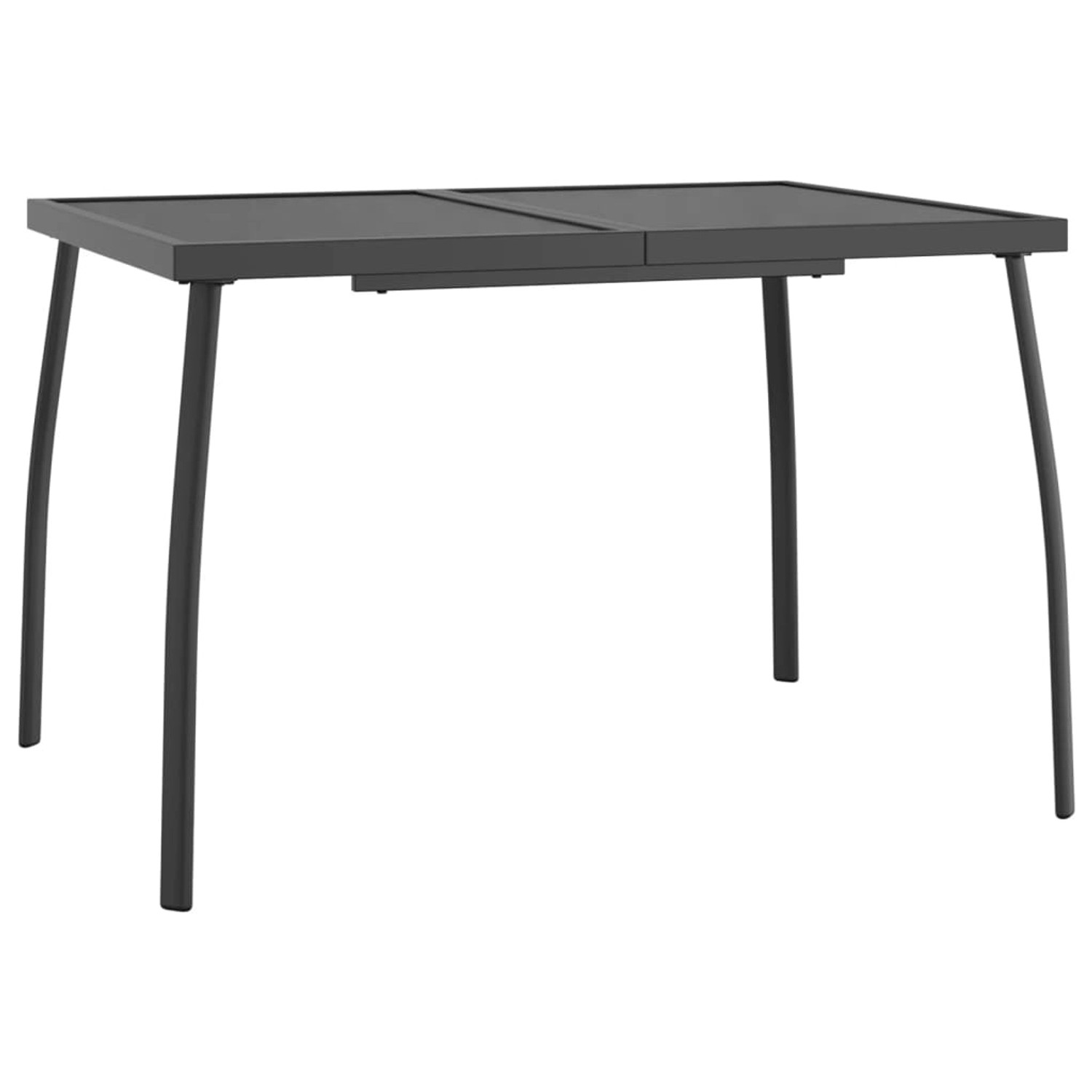 vidaXL Gartentisch Anthrazit 110x80x72 cm Stahlgitter 362733 von VIDAXL
