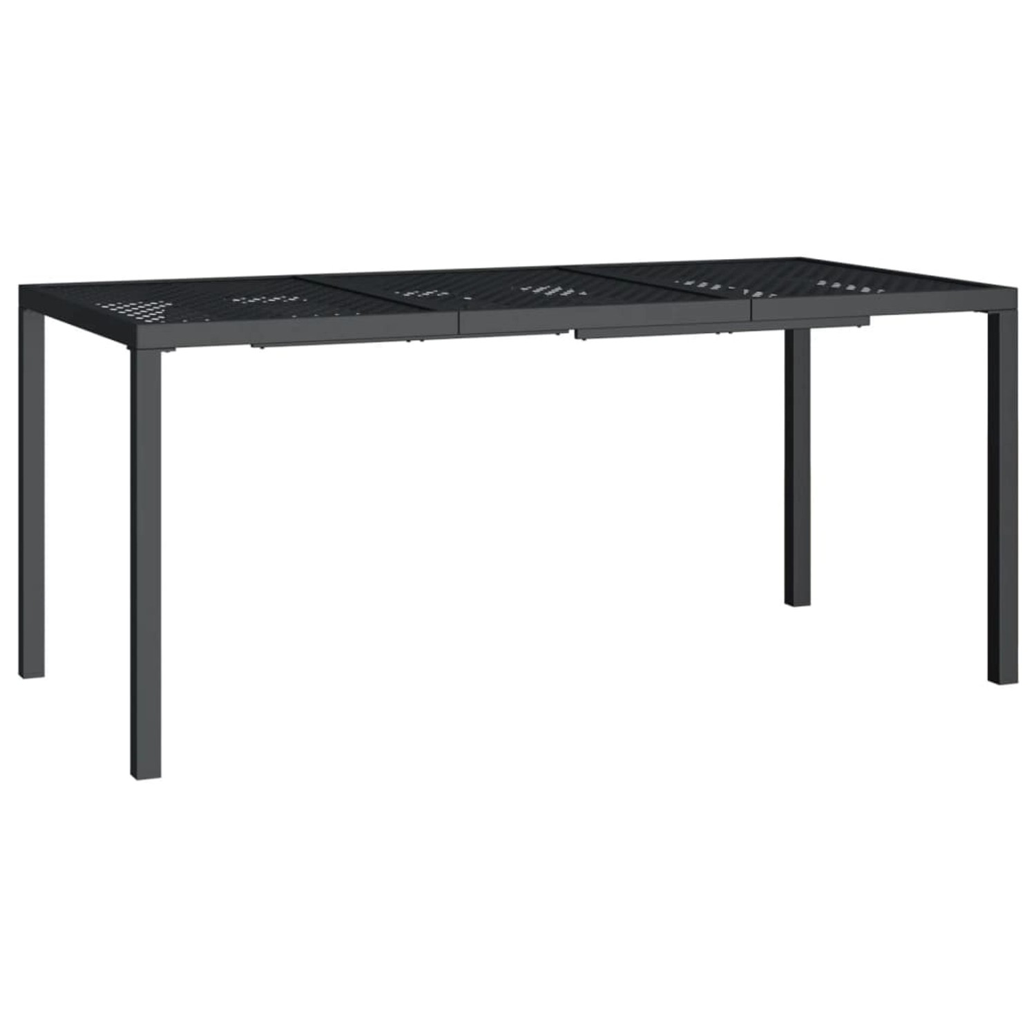 vidaXL Gartentisch Anthrazit 165x80x72 cm Stahl 362746 vidaXL Gartentisch Anthrazit 165x80x72 cm Stahl 362746 von VIDAXL