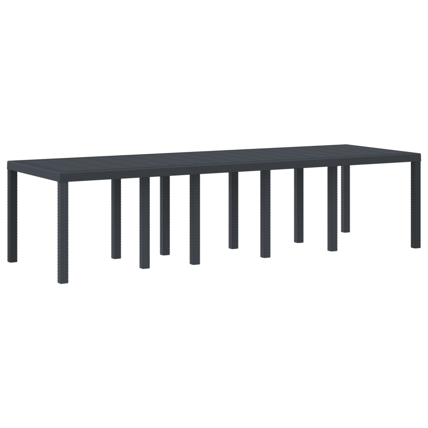 vidaXL Gartentisch Anthrazit 300x100x73 cm Poly Rattan 3378520 vidaXL Gartentisch Anthrazit 300x100x73 cm Poly Rattan 3378520 von VIDAXL