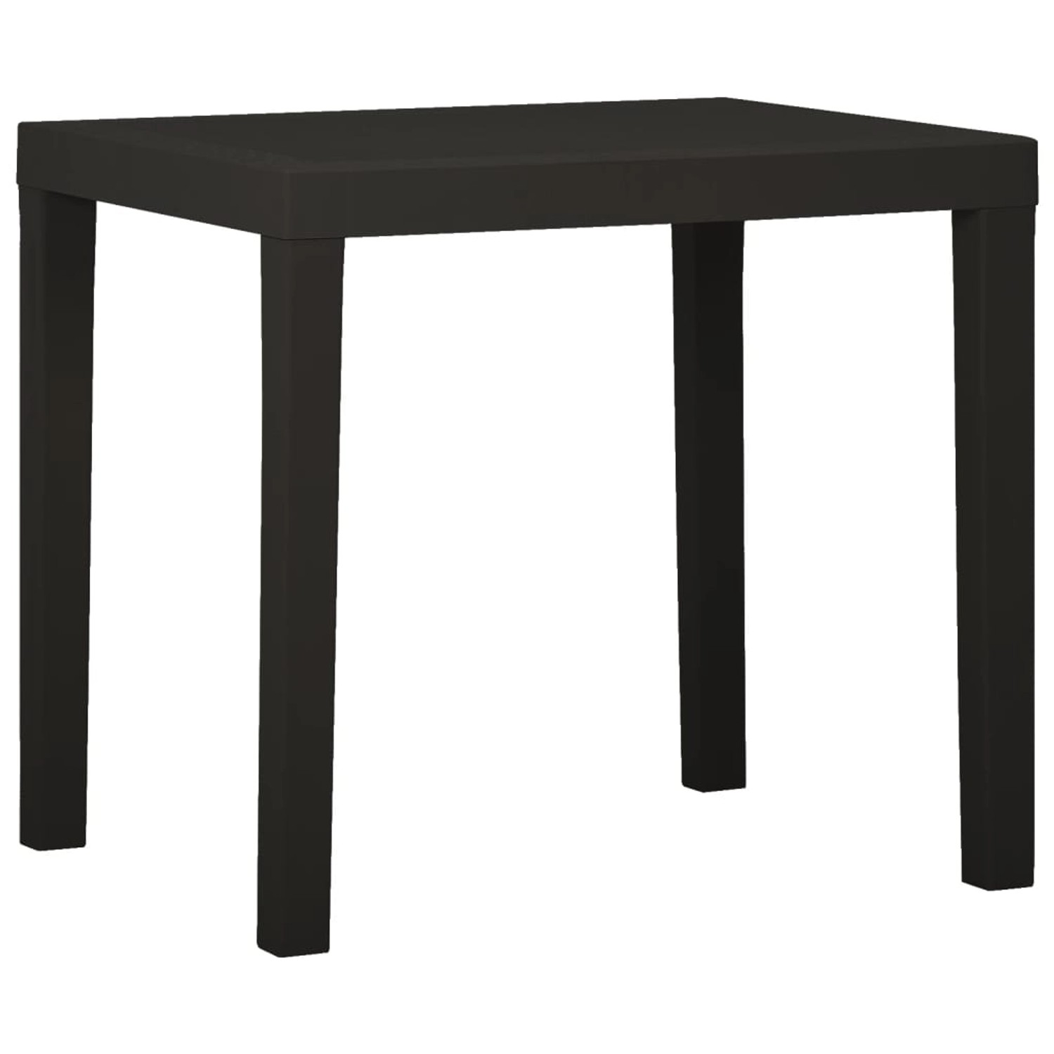 vidaXL Gartentisch Anthrazit 79x65x72 cm Kunststoff 315845 vidaXL Gartentisch Anthrazit 79x65x72 cm Kunststoff 315845 von VIDAXL