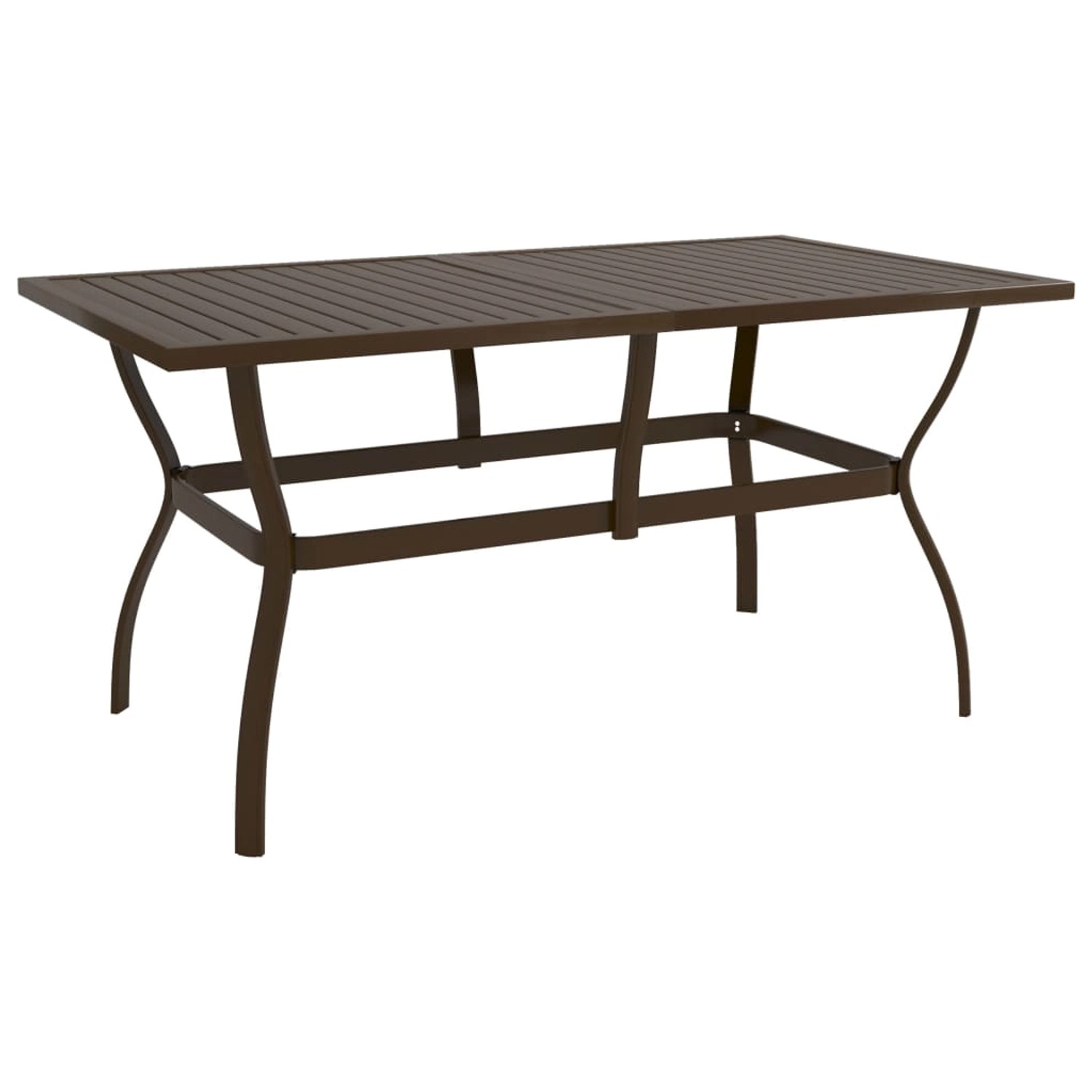 vidaXL Gartentisch Braun 140x80x72 cm Stahl 312280 vidaXL Gartentisch Braun 140x80x72 cm Stahl 312280 von VIDAXL