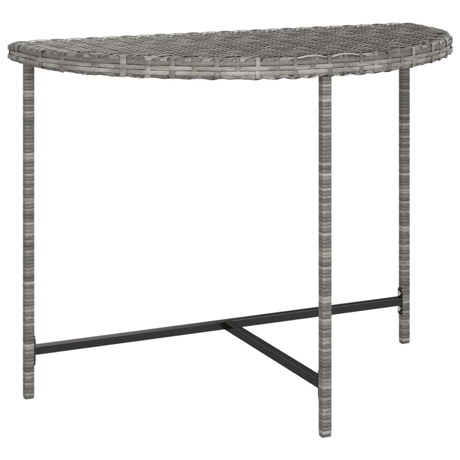 vidaXL Gartentisch Grau 100x50x75 cm Poly Rattan 316653 vidaXL Gartentisch Grau 100x50x75 cm Poly Rattan 316653 von VIDAXL