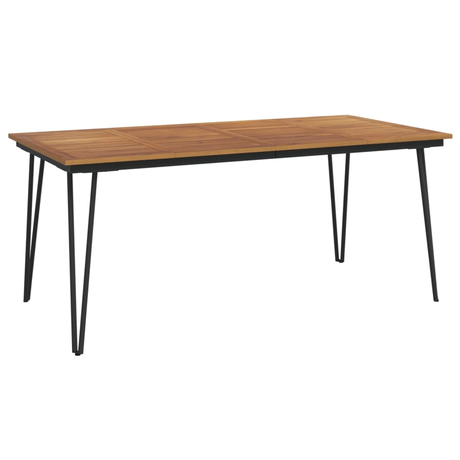 vidaXL Gartentisch Haarnadel-Tischbeine 180x90x75 cm Akazie Massivholz 319521 vidaXL Gartentisch Haarnadel-Tischbeine 180x90x75 cm Akazie Massivholz 319521 von VIDAXL