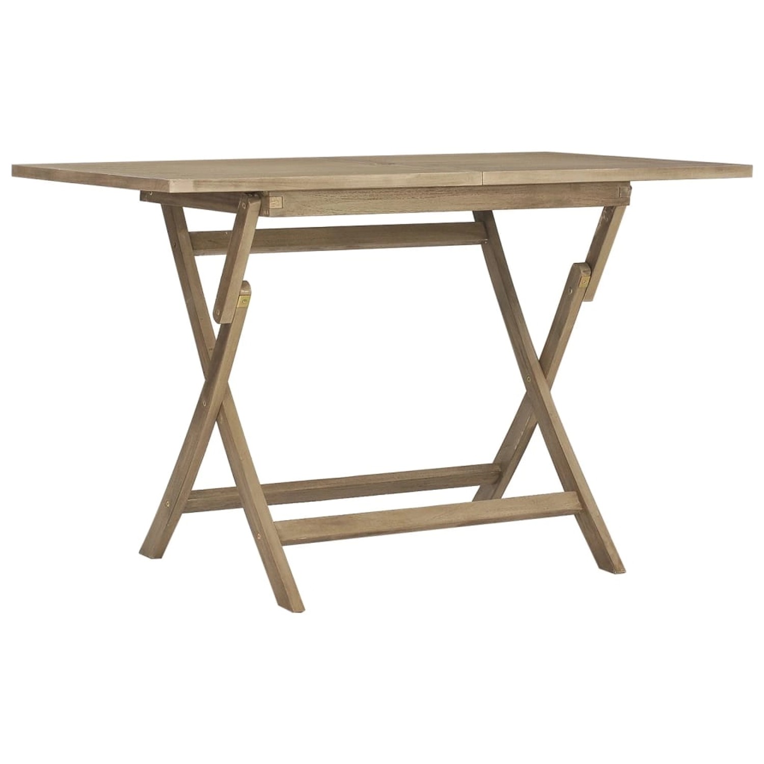 vidaXL Gartentisch Klappbar Grau 120x70x75 cm Massivholz Teak 362763 vidaXL Gartentisch Klappbar Grau 120x70x75 cm Massivholz Teak 362763 von VIDAXL