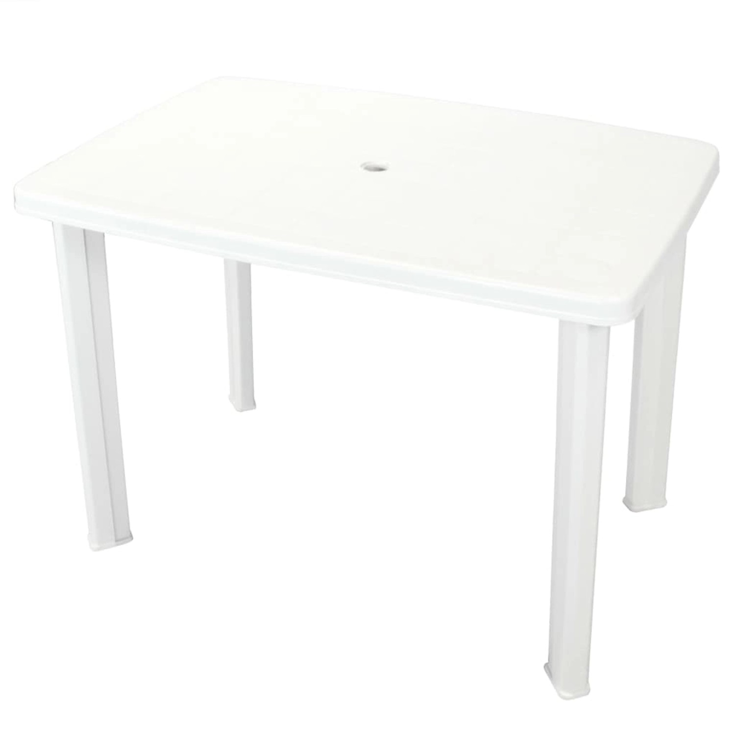 vidaXL Gartentisch Weiß 101 x 68 x 72 cm Kunststoff 43592 vidaXL Gartentisch Weiß 101 x 68 x 72 cm Kunststoff 43592 von VIDAXL