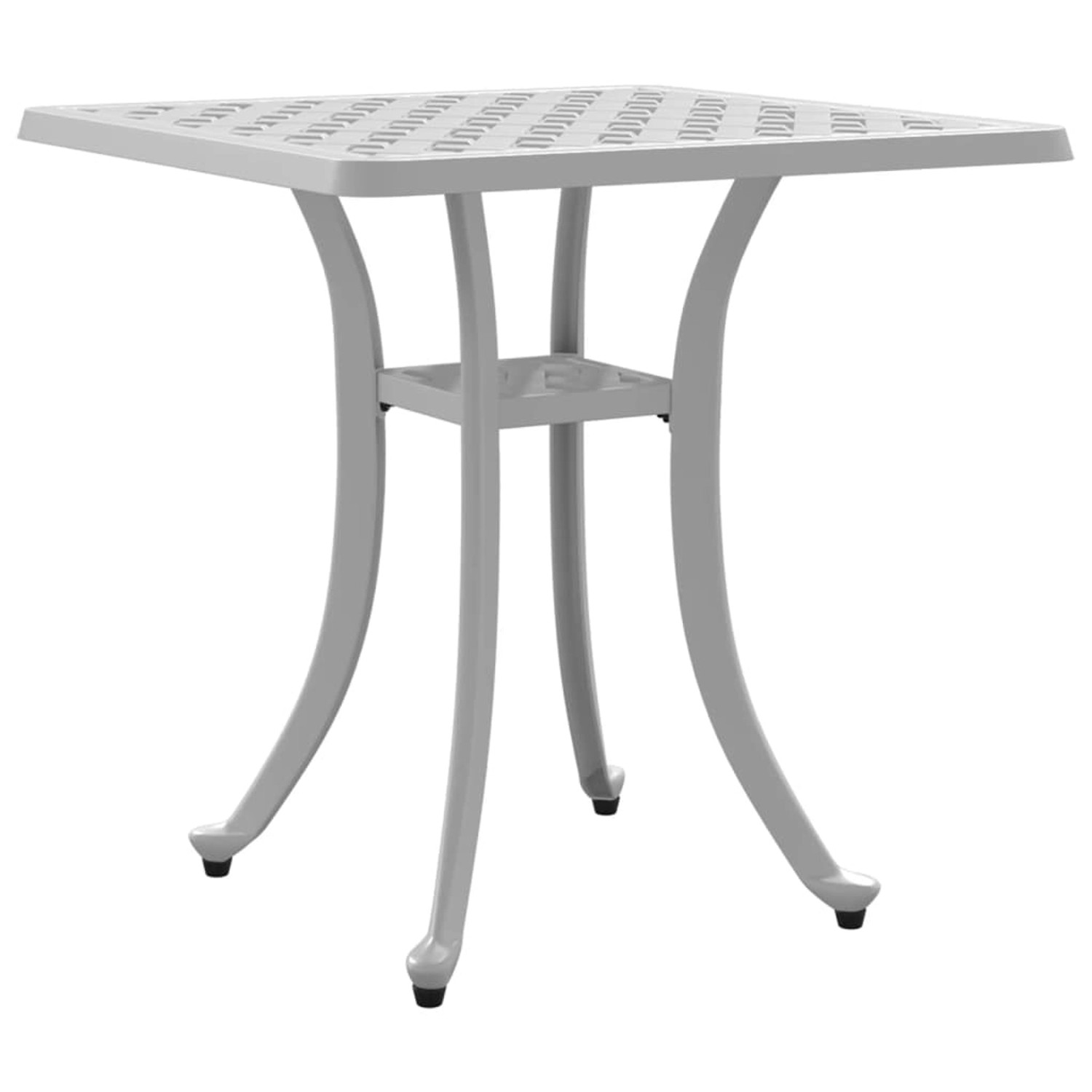 vidaXL Gartentisch Weiß 53x53x53 cm Aluminiumguss 4002821 vidaXL Gartentisch Weiß 53x53x53 cm Aluminiumguss 4002821 von VIDAXL
