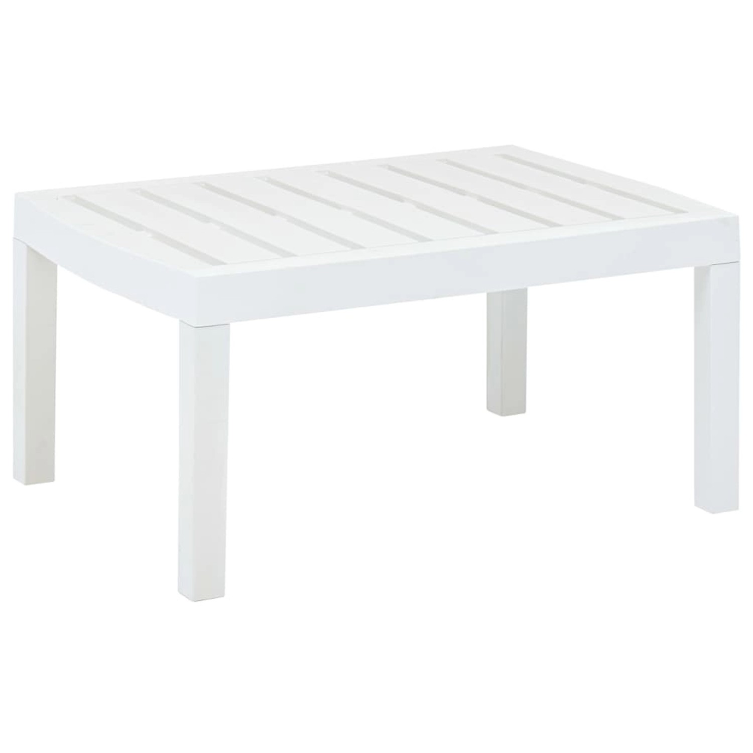 vidaXL Gartentisch Weiß 78x55x38 cm Kunststoff 48814 vidaXL Gartentisch Weiß 78x55x38 cm Kunststoff 48814 von VIDAXL