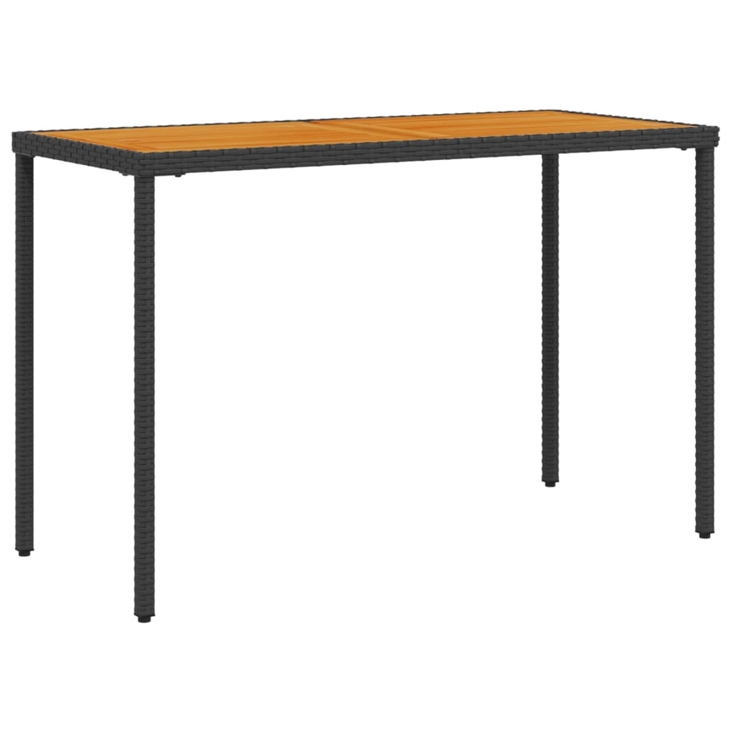 vidaXL Gartentisch mit Akazienholz-Platte 115x54x74 cm Poly Rattan 365077 vidaXL Gartentisch mit Akazienholz-Platte 115x54x74 cm Poly Rattan 365077 von VIDAXL