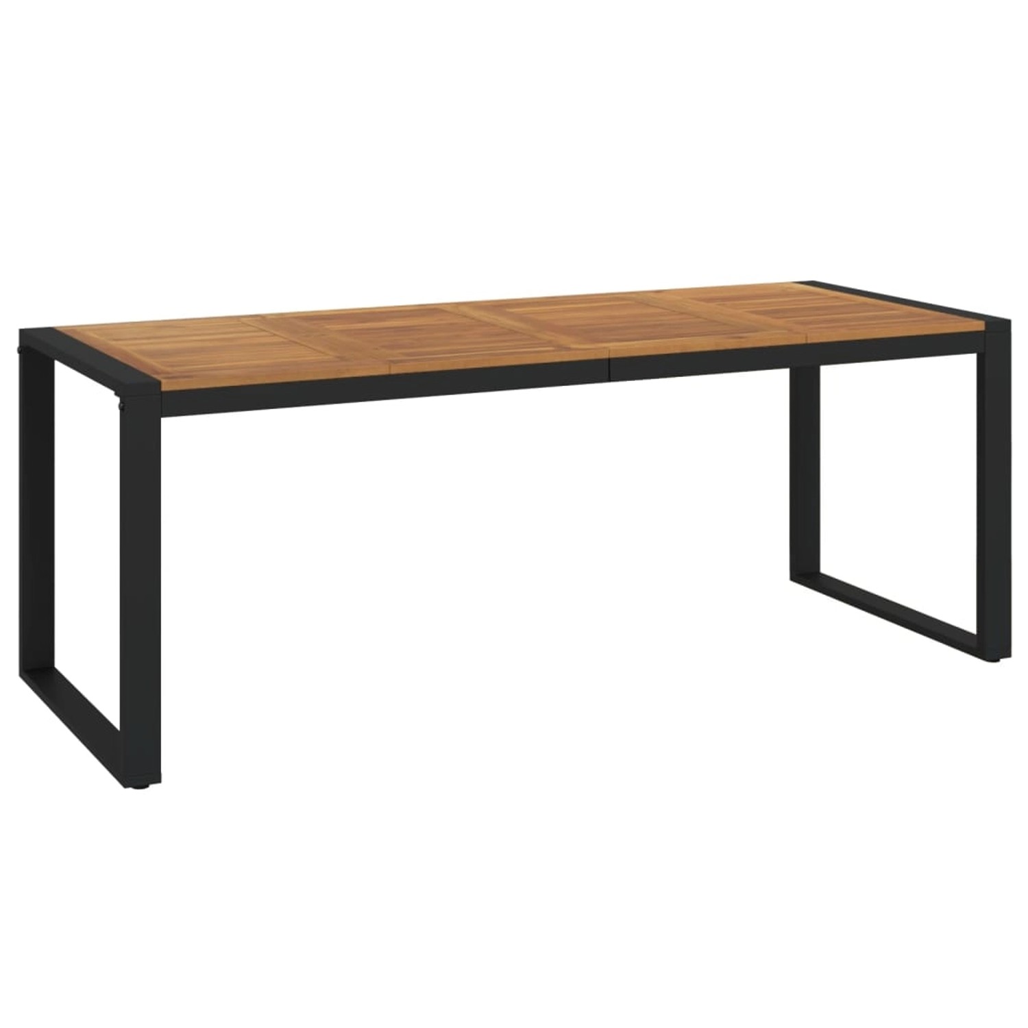 vidaXL Gartentisch mit Gestell U-Form 200x90x75 cm Akazie Massivholz 319518 von VIDAXL
