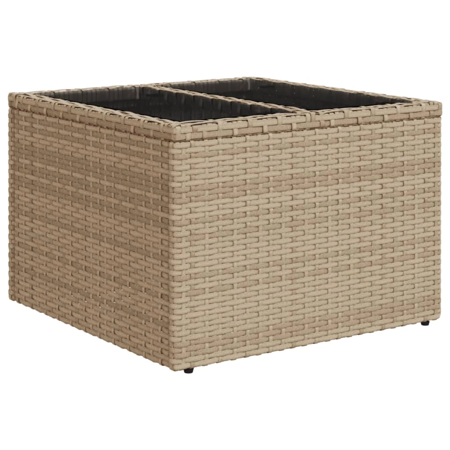 vidaXL Gartentisch mit Glasplatte Beige 55x55x37 cm Poly Rattan 366058 vidaXL Gartentisch mit Glasplatte Beige 55x55x37 cm Poly Rattan 366058 von VIDAXL