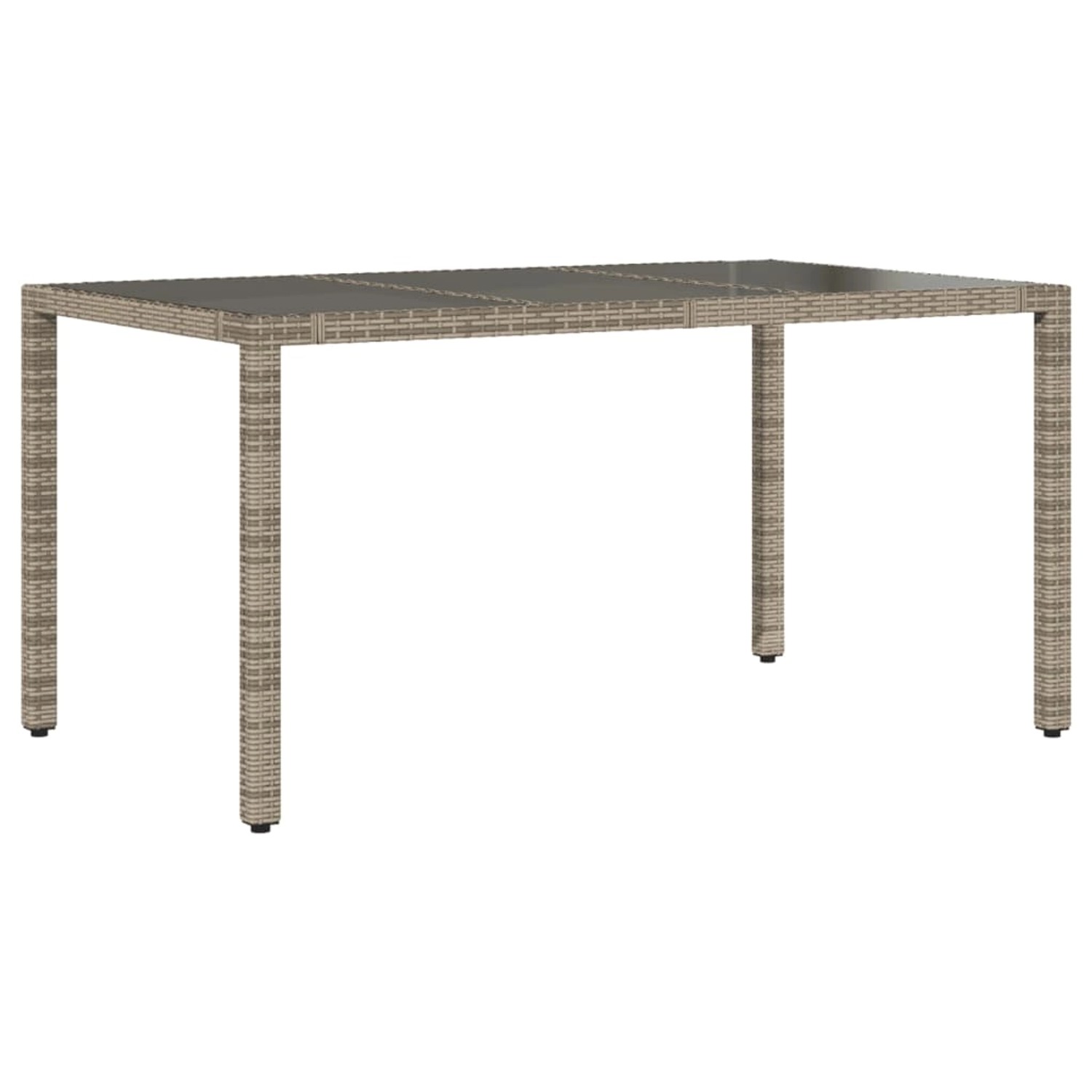 vidaXL Gartentisch mit Glasplatte Grau 150x90x75 cm Poly Rattan 365591 vidaXL Gartentisch mit Glasplatte Grau 150x90x75 cm Poly Rattan 365591 von VIDAXL