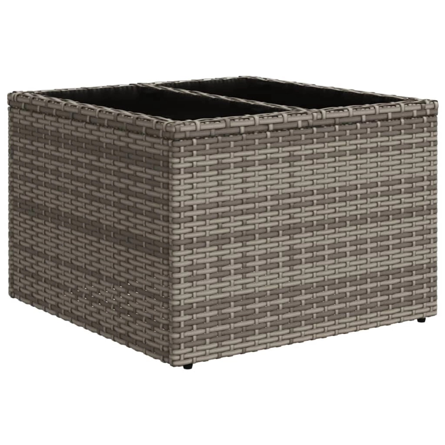 vidaXL Gartentisch mit Glasplatte Grau 55x55x37 cm Poly Rattan 366120 vidaXL Gartentisch mit Glasplatte Grau 55x55x37 cm Poly Rattan 366120 von VIDAXL