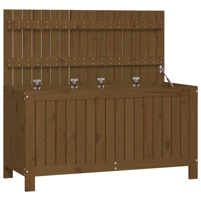 VidaXL Gartentruhe Honigbraun 115x49x60 cm Massivholz Kiefer von VIDAXL