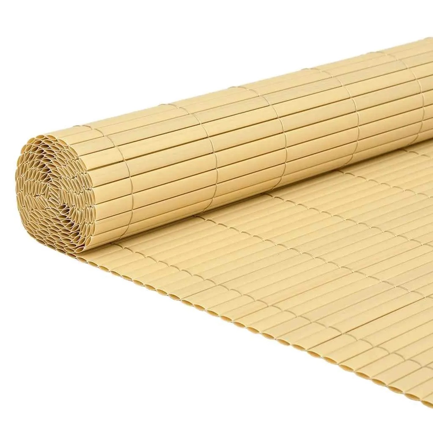 vidaXL Gartenzaun Doppelseitig Gelb 1,8x5 m PVC 42002625 vidaXL Gartenzaun Doppelseitig Gelb 1,8x5 m PVC 42002625 von VIDAXL