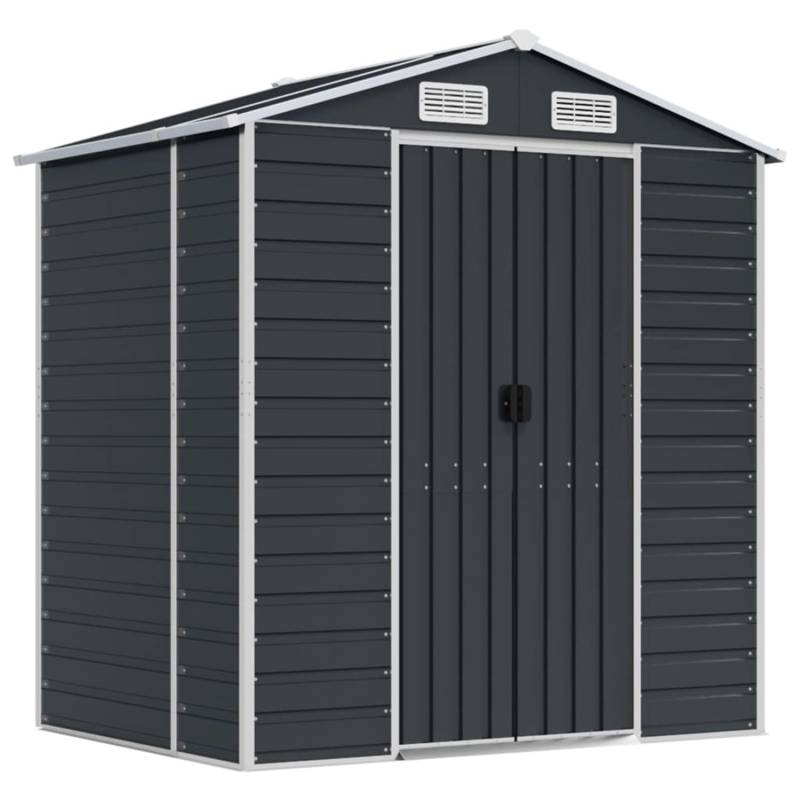 vidaXL Gerätehaus Anthrazit 191x130x198 cm Verzinkter Stahl 1847600 von VIDAXL