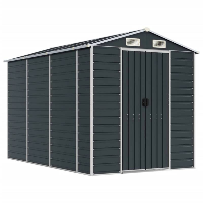 vidaXL Gerätehaus Anthrazit 191x300x198 cm Verzinkter Stahl 1847602 von VIDAXL