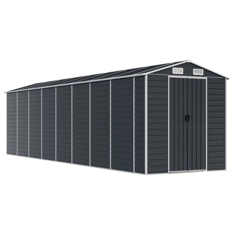 vidaXL Gerätehaus Anthrazit 191x725x198 cm Verzinkter Stahl 1844980 von VIDAXL