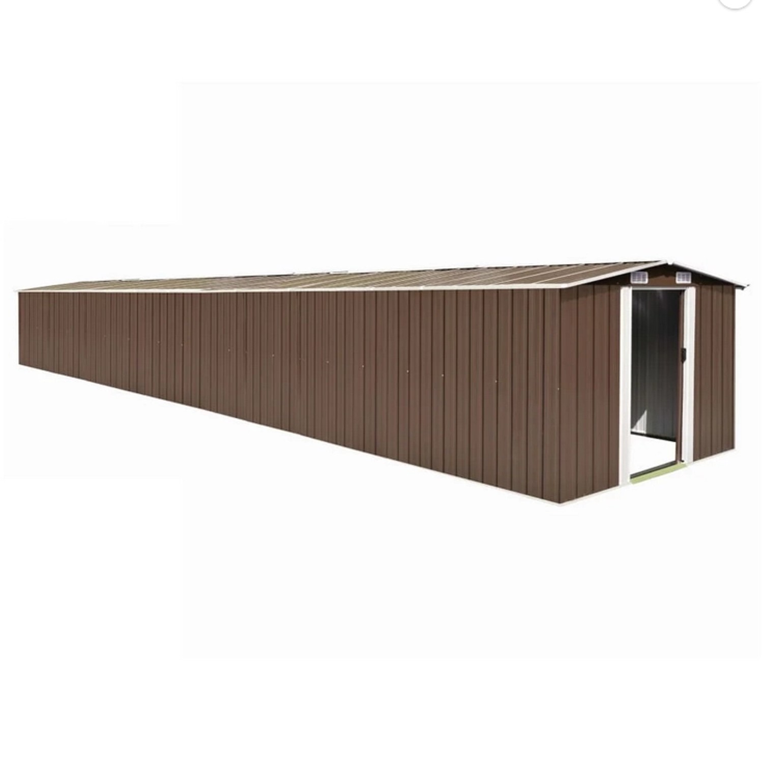 vidaXL Gerätehaus Braun 257x990x181 cm Verzinkter Stahl 661653 vidaXL Gerätehaus Braun 257x990x181 cm Verzinkter Stahl 661653 von VIDAXL