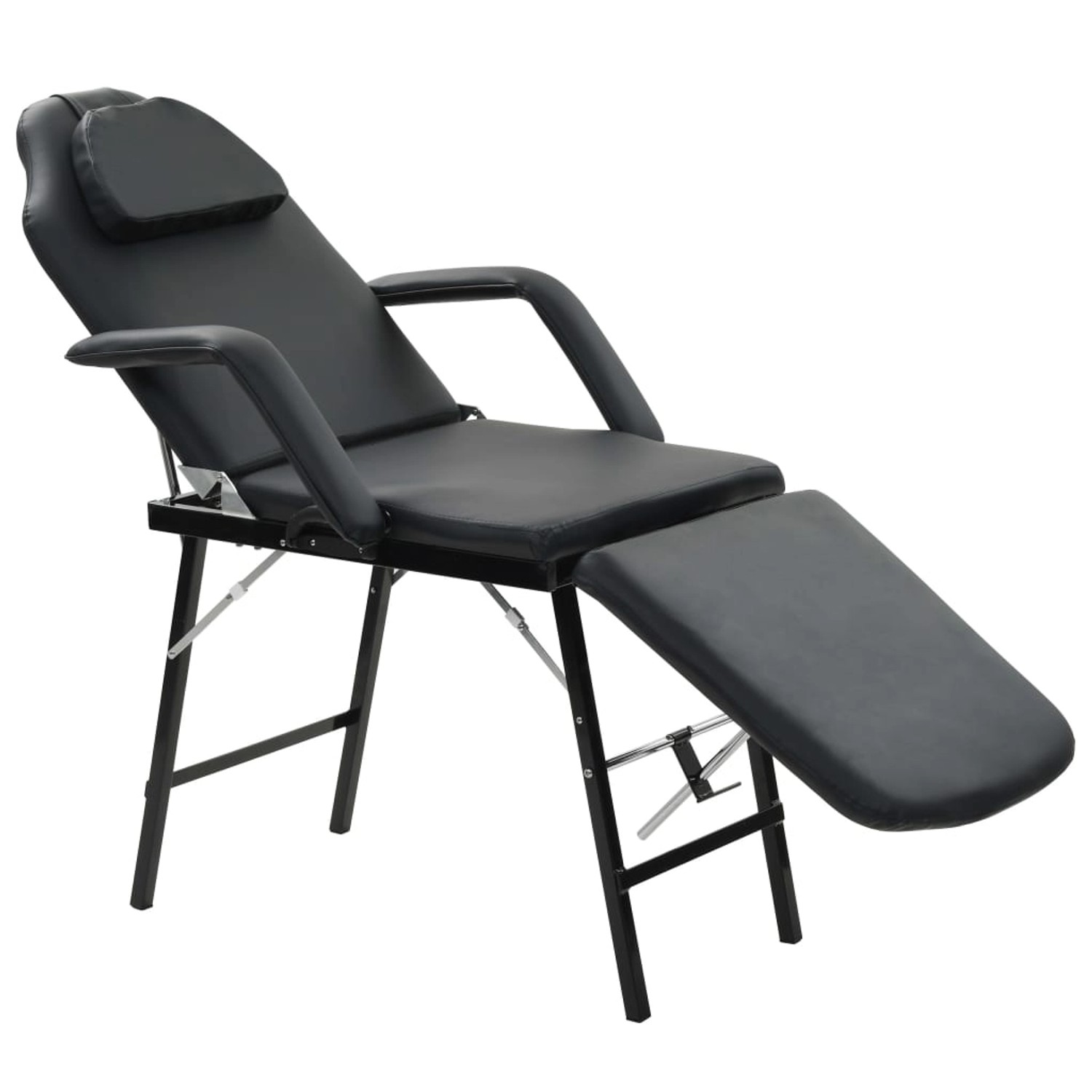 vidaXL Gesichtsbehandlungsstuhl Tragbar Kunstleder 185x78x76cm Schwarz vidaXL Gesichtsbehandlungsstuhl Tragbar Kunstleder 185x78x76cm Schwarz von VIDAXL