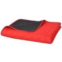 vidaXL Gesteppte Wende-Tagesdecke Rot and Schwarz 170x210 cm vidaXL Gesteppte Wende-Tagesdecke Rot and Schwarz 170x210 cm von VIDAXL