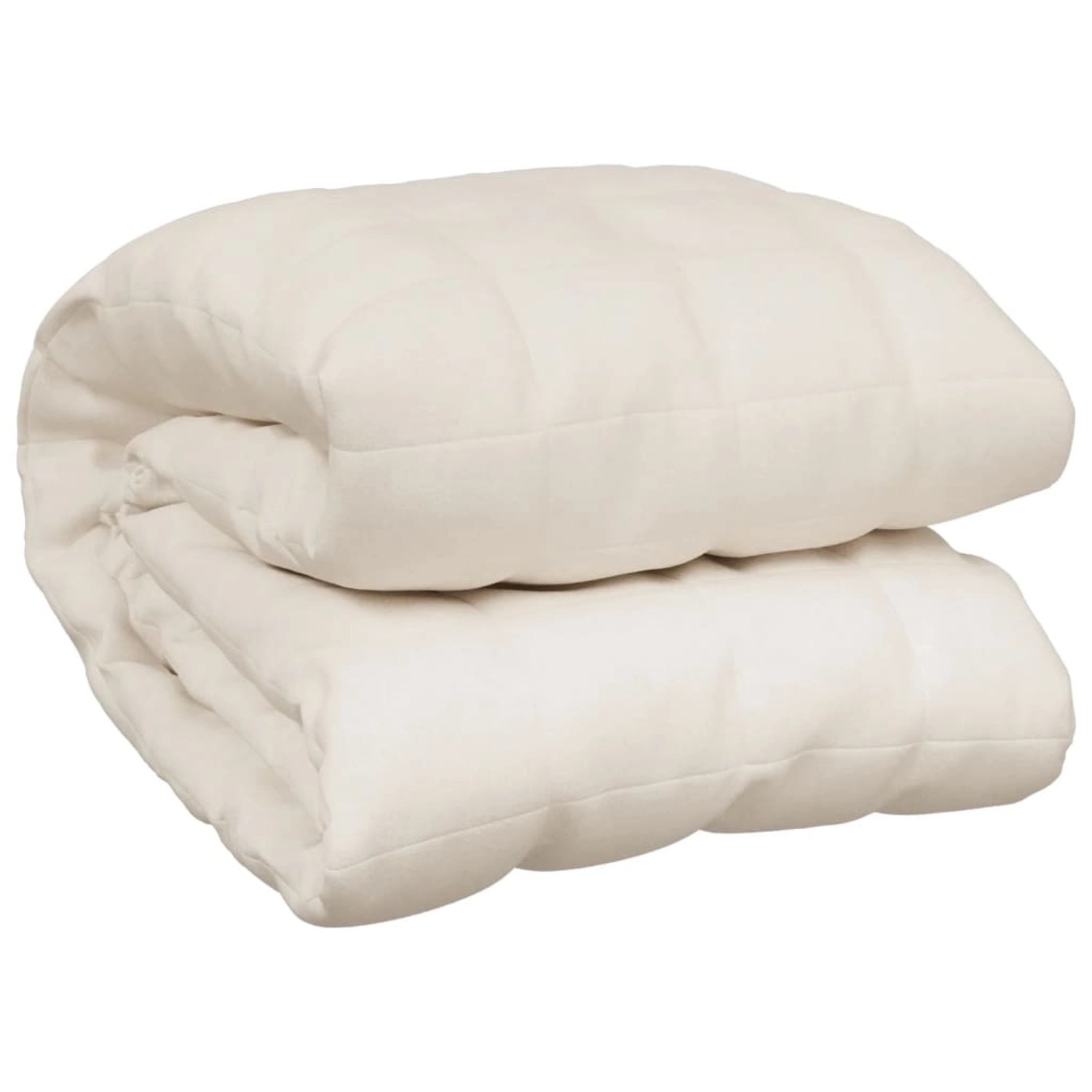 vidaXL Gewichtsdecke Hellcreme 200x225 cm 9 kg Stoff vidaXL Gewichtsdecke Hellcreme 200x225 cm 9 kg Stoff von VIDAXL