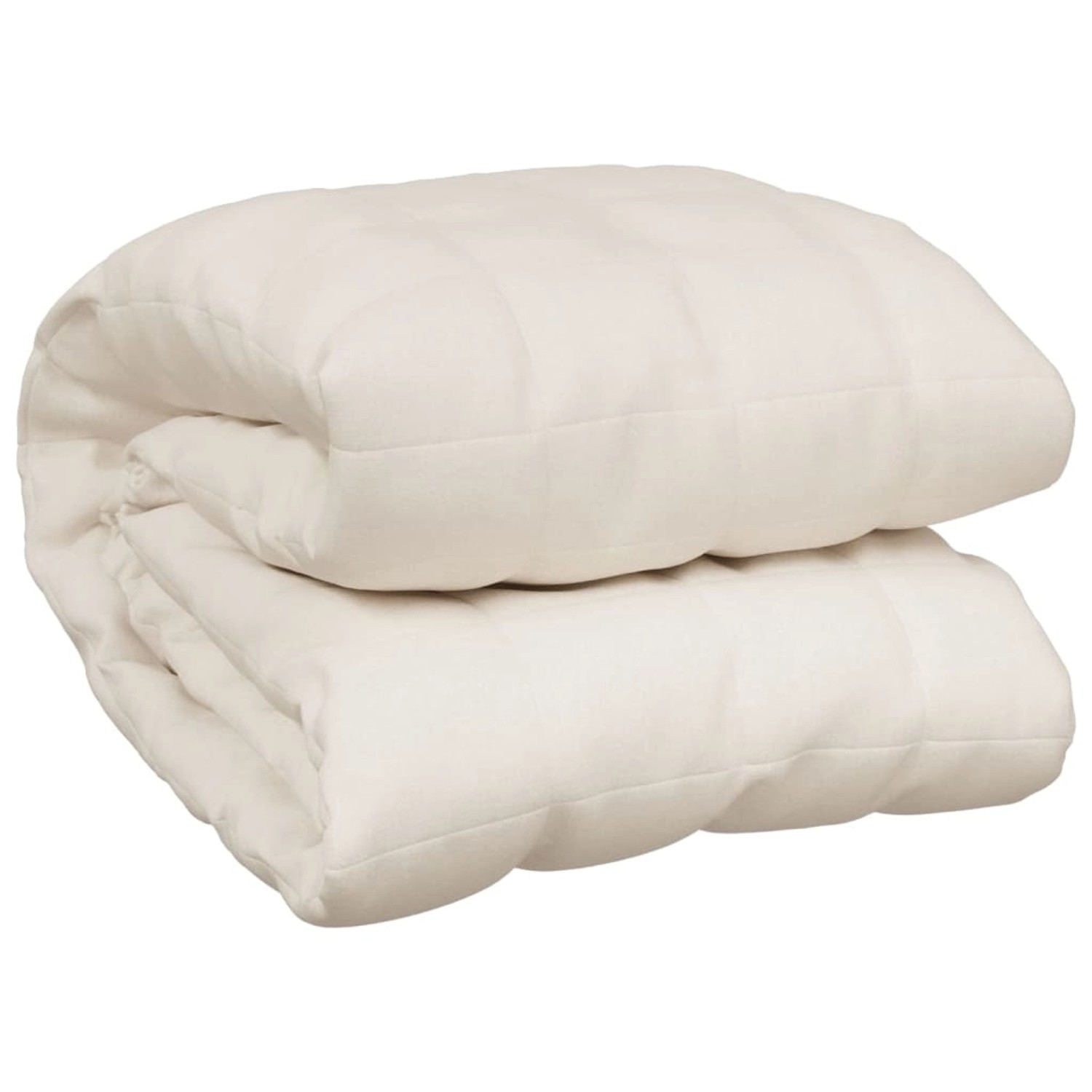 vidaXL Gewichtsdecke Hellcreme 200x230 cm 9 kg Stoff vidaXL Gewichtsdecke Hellcreme 200x230 cm 9 kg Stoff von VIDAXL