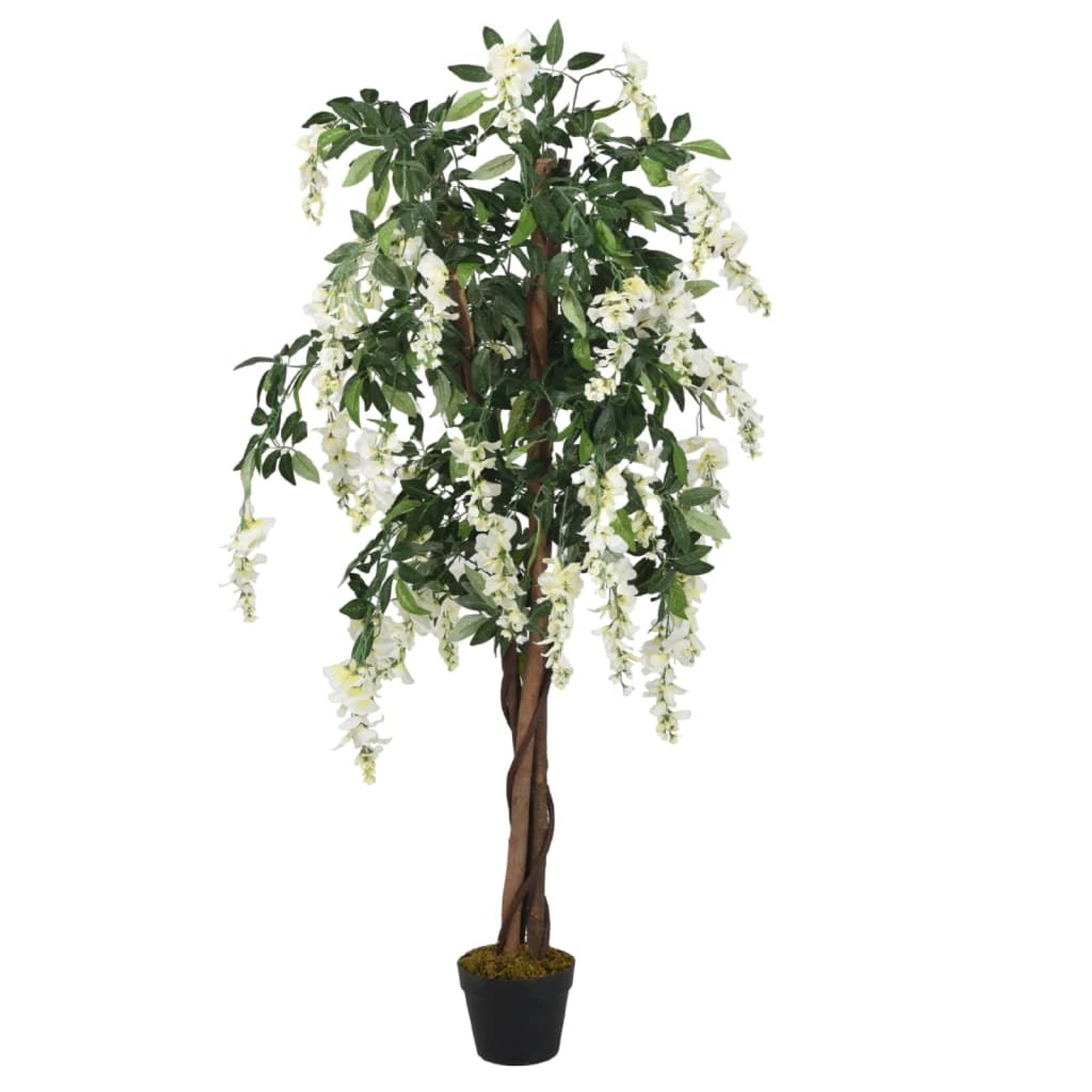 vidaXL Glyzinienbaum Künstlich 1470 Blätter 200 cm Grün und Weiß vidaXL Glyzinienbaum Künstlich 1470 Blätter 200 cm Grün und Weiß von VIDAXL