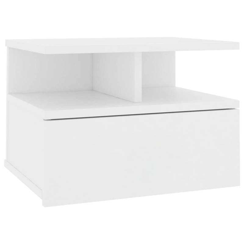 vidaXL Hängender Nachttisch Weiß 40x31x27 cm Holzwerkstoff von VIDAXL
