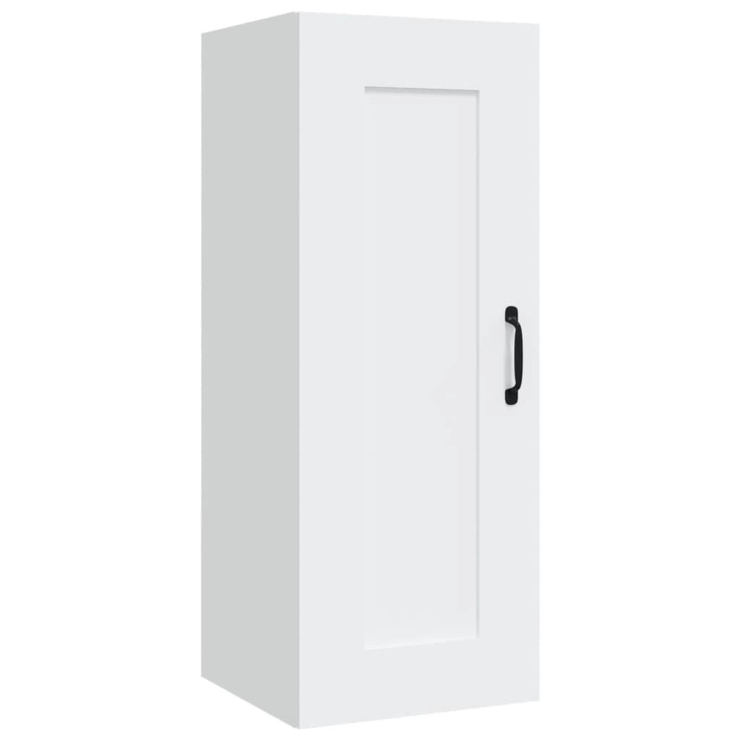 vidaXL Hängeschrank Weiß 35x34x90 cm Holzwerkstoff von VIDAXL
