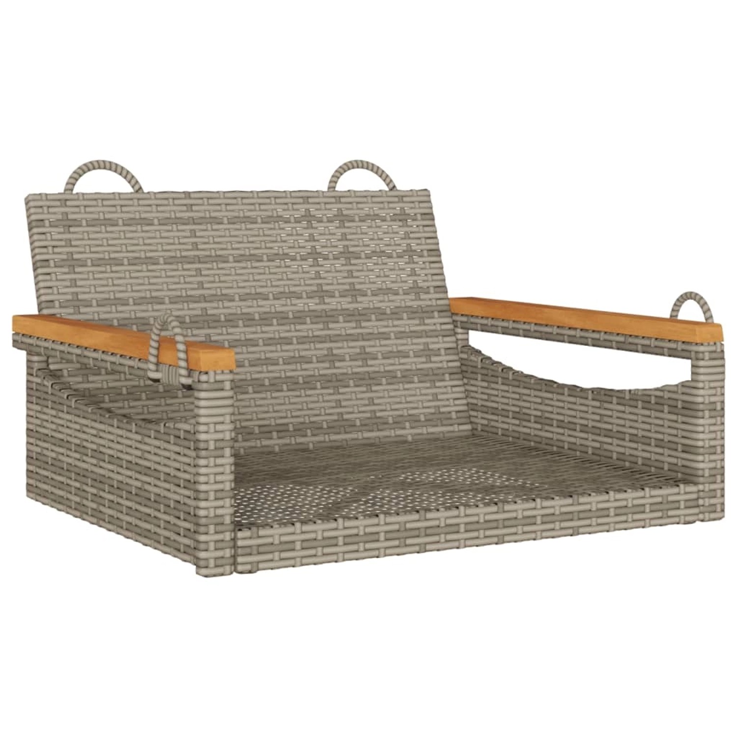 vidaXL Hängesessel Grau 63x62x40 cm Poly Rattan 368162 vidaXL Hängesessel Grau 63x62x40 cm Poly Rattan 368162 von VIDAXL