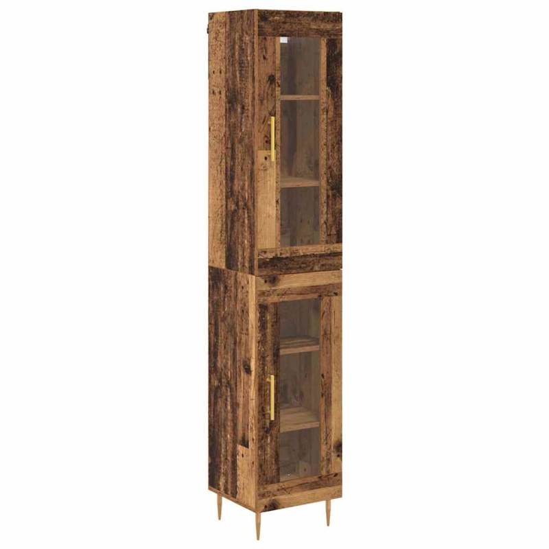 vidaXL Highboard Altholz 34,5 x 34 x 180 cm Holzwerkstoff 3415746 vidaXL Highboard Altholz 34,5 x 34 x 180 cm Holzwerkstoff 3415746 von VIDAXL