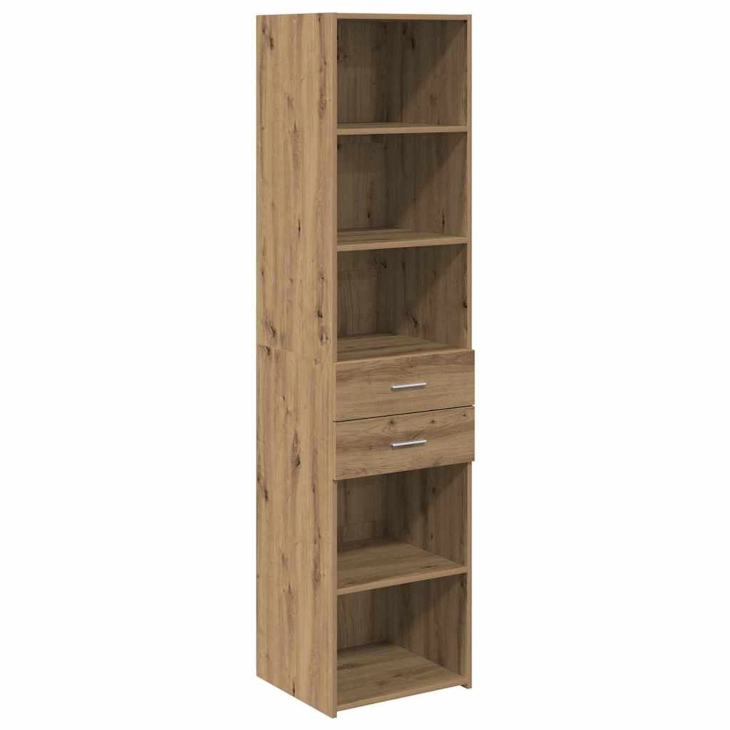 vidaXL Highboard Artisan-Eiche 45 x 42,5 x 185 cm Holzwerkstoff 3402639 von VIDAXL