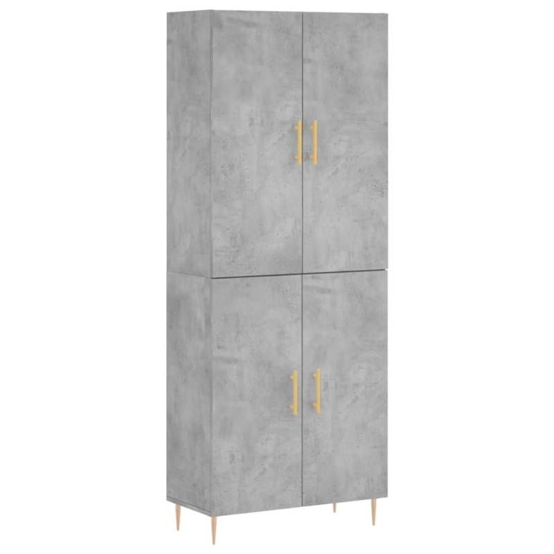 vidaXL Highboard Betongrau 69,5x34x180 cm Holzwerkstoff 3195671 vidaXL Highboard Betongrau 69,5x34x180 cm Holzwerkstoff 3195671 von VIDAXL