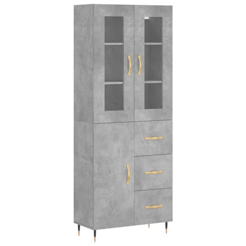 vidaXL Highboard Betongrau 69,5x34x180 cm Holzwerkstoff 3198453 vidaXL Highboard Betongrau 69,5x34x180 cm Holzwerkstoff 3198453 von VIDAXL