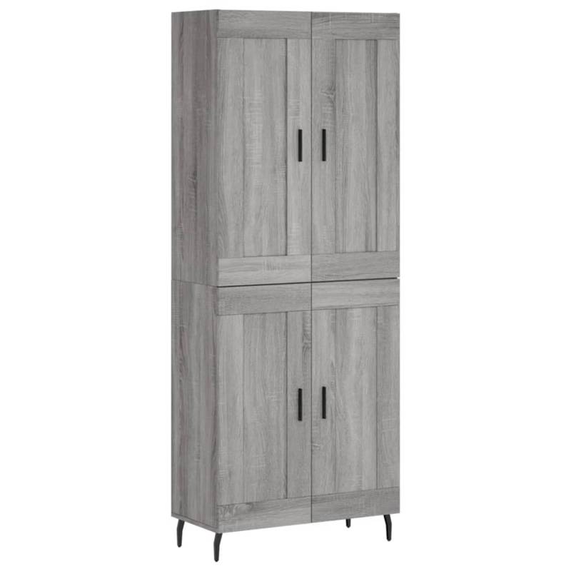vidaXL Highboard Grau Sonoma 69,5x34x180 cm Holzwerkstoff 3199703 vidaXL Highboard Grau Sonoma 69,5x34x180 cm Holzwerkstoff 3199703 von VIDAXL