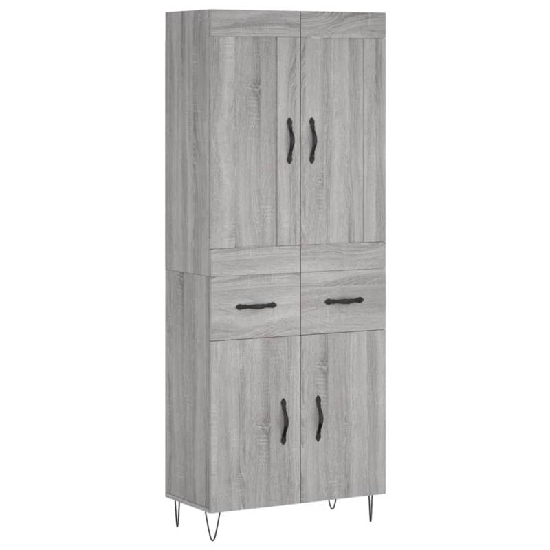 vidaXL Highboard Grau Sonoma 69,5x34x180 cm Holzwerkstoff 3199911 vidaXL Highboard Grau Sonoma 69,5x34x180 cm Holzwerkstoff 3199911 von VIDAXL