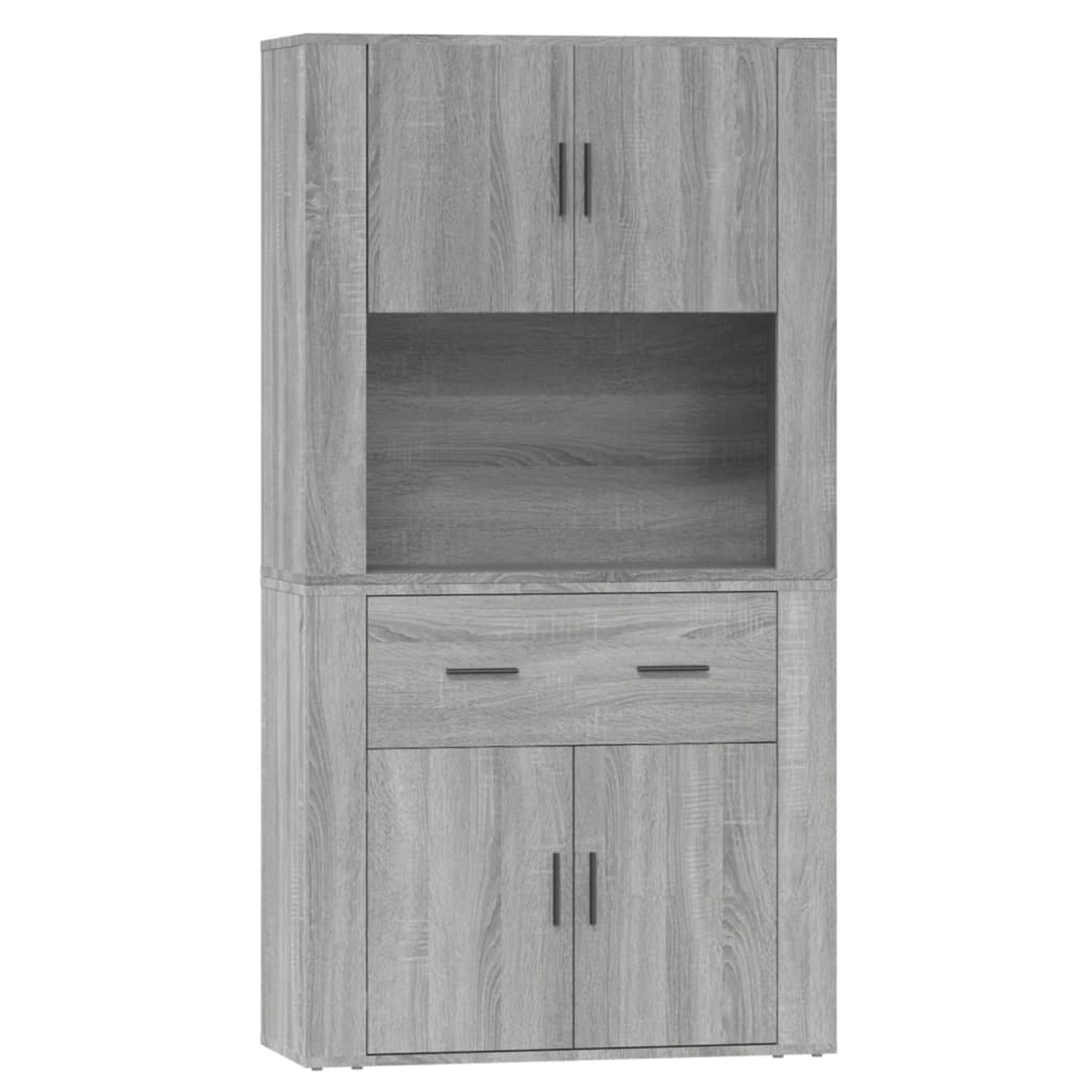 vidaXL Highboard Grau Sonoma Holzwerkstoff 3185373 von VIDAXL