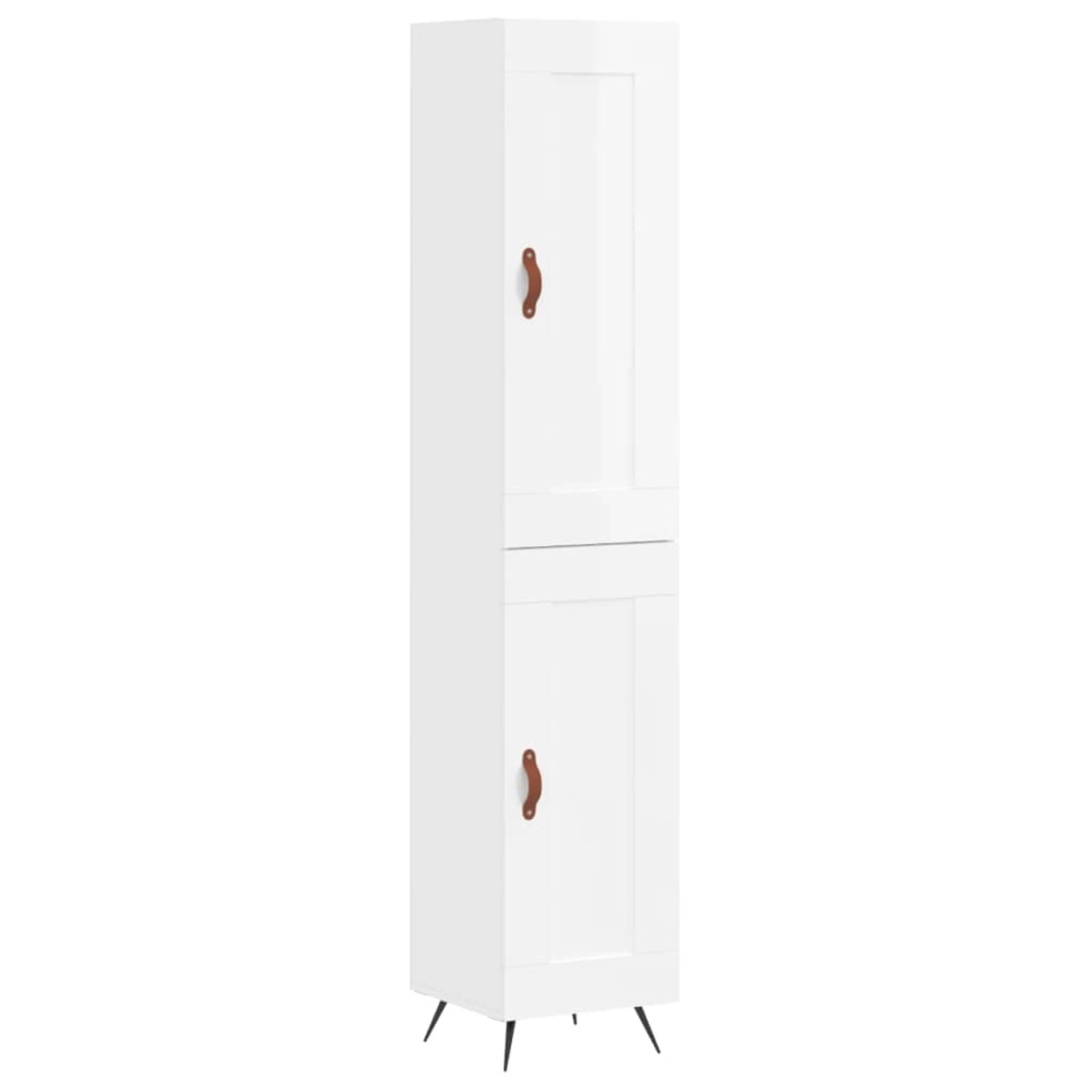 vidaXL Highboard Hochglanz-Weiß 34,5x34x180 cm Holzwerkstoff 3200427 vidaXL Highboard Hochglanz-Weiß 34,5x34x180 cm Holzwerkstoff 3200427 von VIDAXL